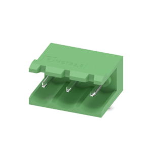 3 Pin Open Type Right Angle Terminal Block Male Connector 5.08mm Pitch