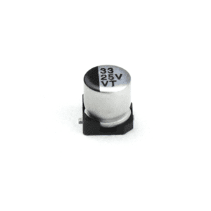 33uF 25V ±20% SMD,D5xL5.4mm Aluminium Electrolytic Capacitors – SMD ROHS