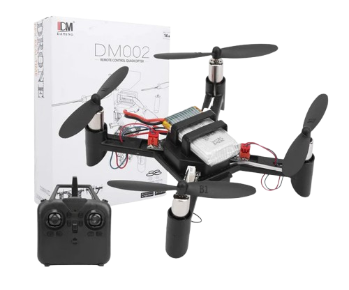 DM002 Mini DIY RC Drone – 2.4GHz 6-Axis Quadcopter Kit